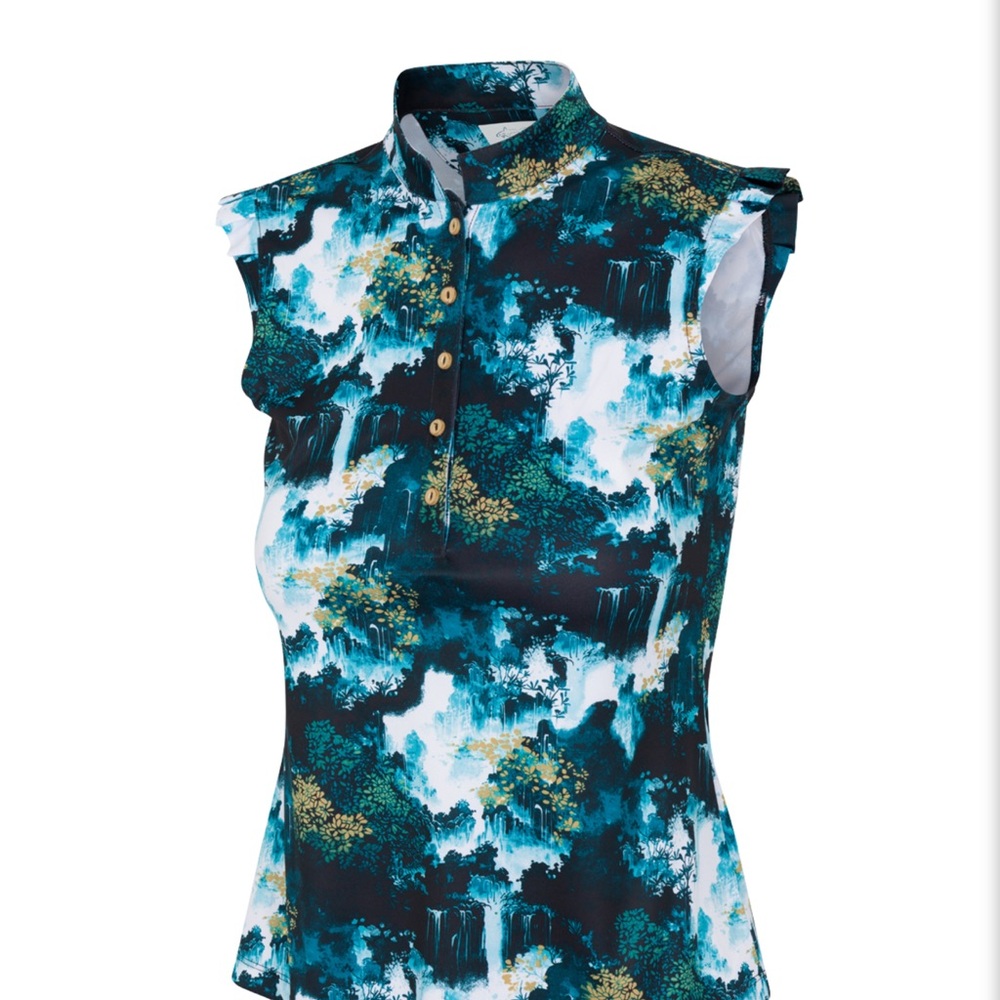 4 pc Greg Norman Collection in Blue and Green Print bundle